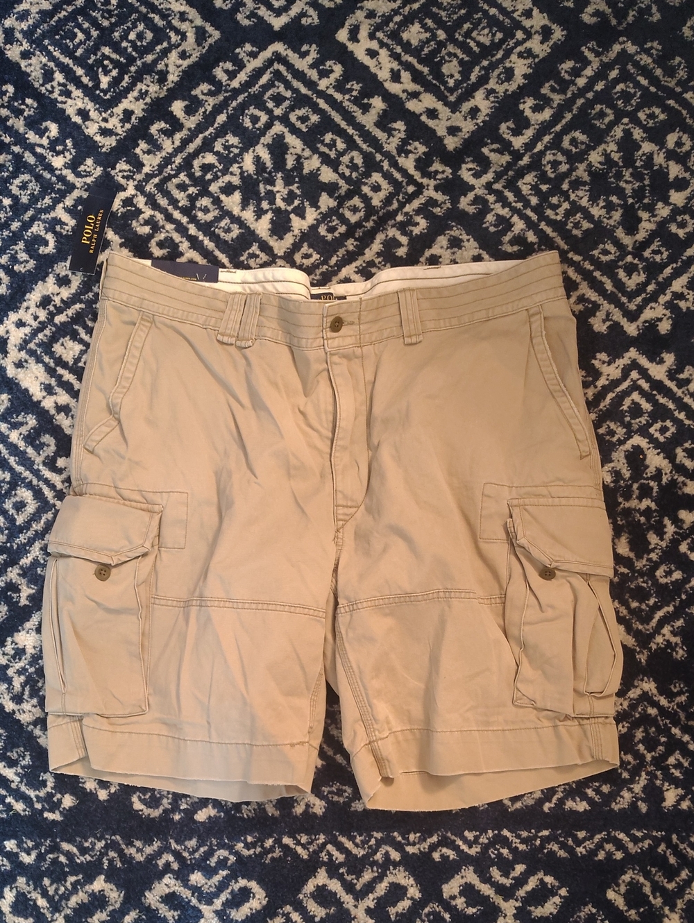 Polo by Ralph Lauren Beige Cargo Shorts - Men's